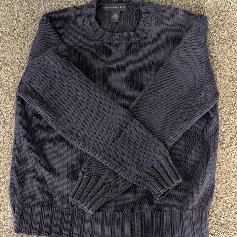 Banana Republic Men's Gray Sweater